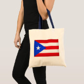 Puerto Rico Flag Tote Bag (Voorkant (product))