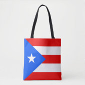 Puerto Rico Flag Tote Bag (Voorkant)