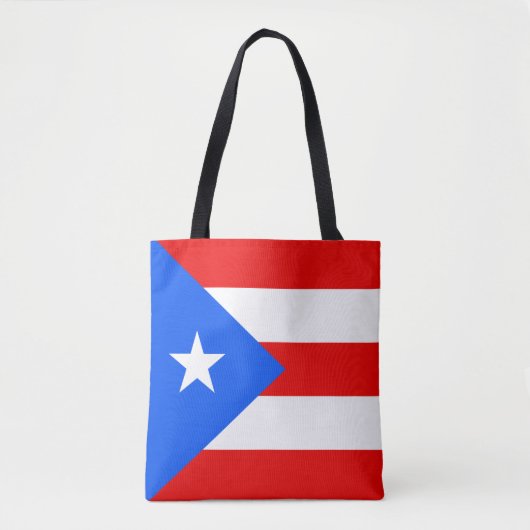 Puerto Rico Flag Tote Bag (Voorkant)