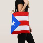 Puerto Rico Flag Tote Bag (Dichtbij)