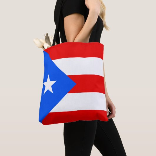 Puerto Rico Flag Tote Bag (Dichtbij)