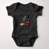 Puerto Rico Flag | Traditionele Boricua-instrument Romper (Voorkant)