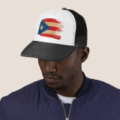 Puerto Rico Flag Trucker Hat Pet (In situ)