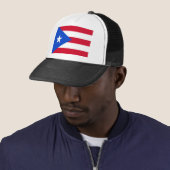 Puerto Rico Flag Trucker Pet (In situ)