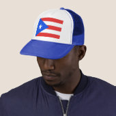 Puerto Rico Flag Trucker Pet (In situ)