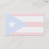 Puerto Rico Flag Visitekaartje (Achterkant)