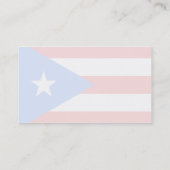 Puerto Rico Flag Visitekaartje (Achterkant)
