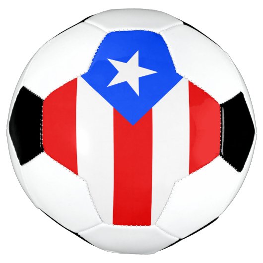 Puerto Rico Flag Voetbal (Gedraaid)