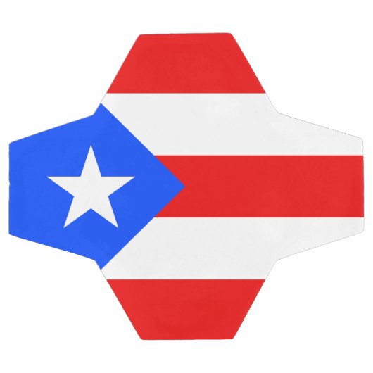 Puerto Rico Flag Voetbal (Enkel)