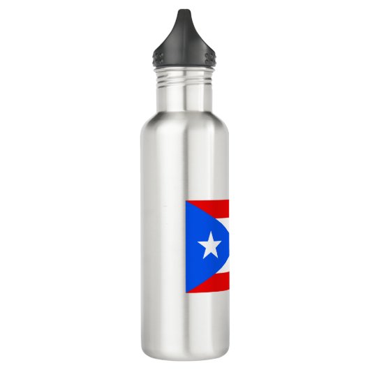 Puerto Rico Flag Waterfles (Links)