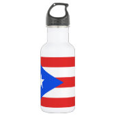 Puerto Rico Flag Waterfles (Voorkant)