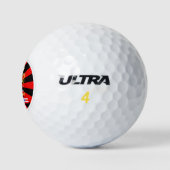 Puerto Rico Flag Willson Ultra Golf Balls Golfballen (Logo)