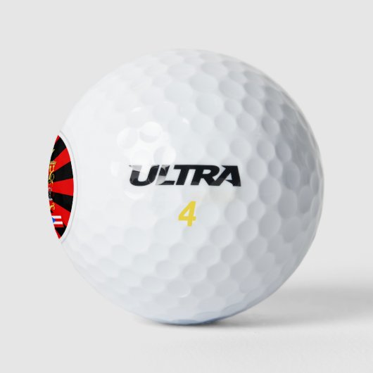 Puerto Rico Flag Willson Ultra Golf Balls Golfballen (Logo)