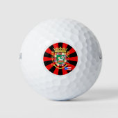 Puerto Rico Flag Willson Ultra Golf Balls Golfballen (Voorkant)