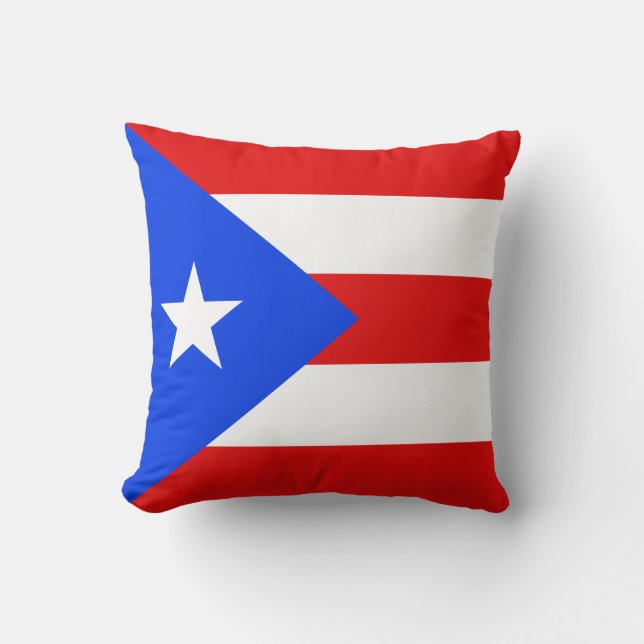 Puerto Rico Flag x Flag Pillow Kussen (Voorkant)