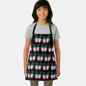 Puerto Rico Flag Xmas lampjes Schort (Insitu)