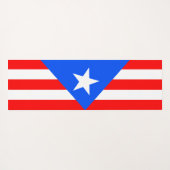 Puerto Rico Flag Yogamat (Achterkant (horizontaal))