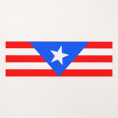 Puerto Rico Flag Yogamat (Voorkant (horizontaal))