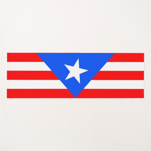 Puerto Rico Flag Yogamat (Voorkant (horizontaal))