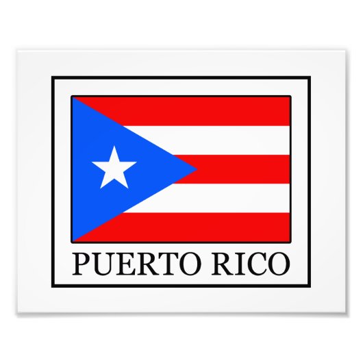 Puerto Rico Foto Afdruk (Voorkant)