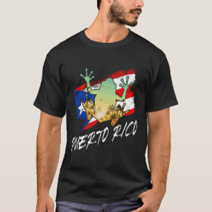 Puerto Rico Frog Puerto Rican Roots Coqui Taino Bo T-shirt