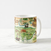 Puerto Rico Geïllustreerde Kaart Mok (Voorkant rechts)