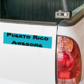 Puerto Rico Geweldige Citaat Bumpersticker (Op Truck)