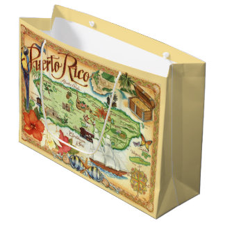 Puerto Rico Gift Bag Groot Cadeauzakje