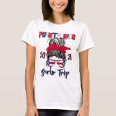 Puerto Rico Girls Trip Bachelorette Birthday  T-shirt (Voorkant)
