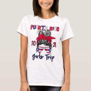 Puerto Rico Girls Trip Bachelorette Birthday  T-shirt