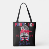 Puerto Rico Girls Trip Getaway Group Matching Tote Bag (Achterkant)