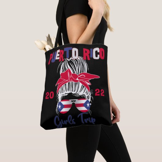 Puerto Rico Girls Trip Getaway Group Matching Tote Bag (Dichtbij)