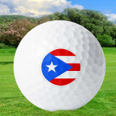 Puerto Rico Golf Balls, vlaggen Golfers / Patriots Golfballen