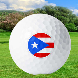 Puerto Rico Golf Balls, vlaggen Golfers / Patriots Golfballen