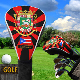 Puerto Rico Golf & Puerto Ricaanse vlag / Patriott Golfheadcover