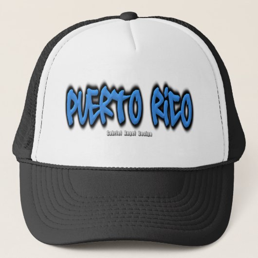 Puerto Rico Graffiti Trucker Pet (Voorkant)