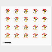Puerto Rico Group Matching Summer Vaction Custom Ronde Sticker (Vel)