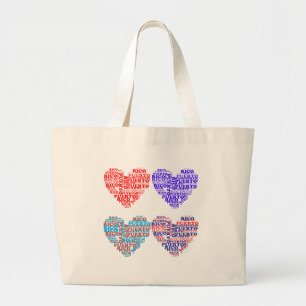 Puerto Rico — harten producten Grote Tote Bag