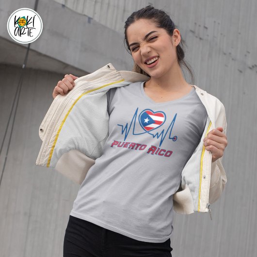 Puerto Rico Heartbeat T-shirt