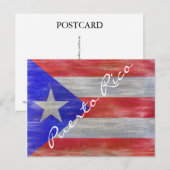 Puerto Rico heeft de Puerto Ricaanse vlag in moeil Briefkaart (Voorkant / Achterkant)
