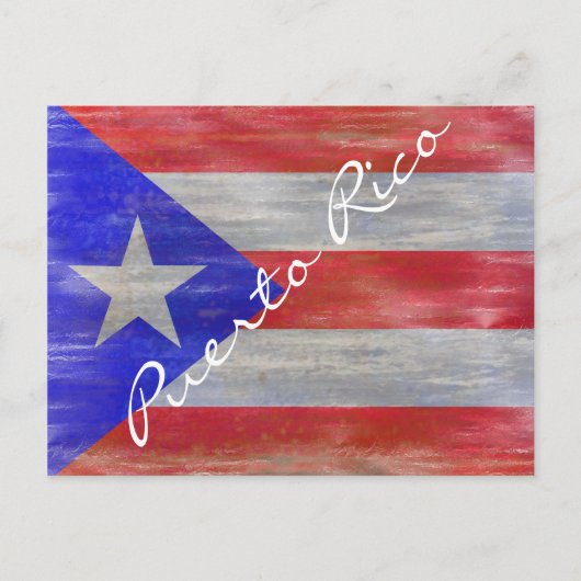 Puerto Rico heeft de Puerto Ricaanse vlag in moeil Briefkaart (Voorkant)