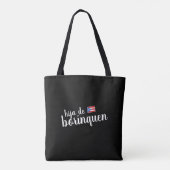 Puerto Rico Hija de Borinquen Tote Bag (Achterkant)