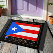 Puerto Rico house mat, Rican Flag Sport / Welkom Deurmat