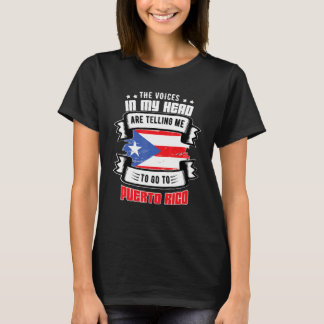 Puerto Rico in mijn hoofd T-shirt