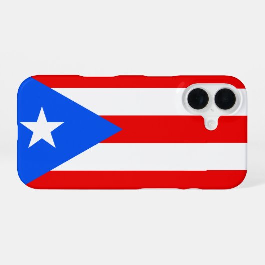 Puerto Rico iPhone 16 Hoesje (Achterkant horizontaal)