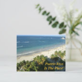 Puerto Rico is de plaats Briefkaart (Staand voorkant)