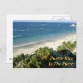 Puerto Rico is de plaats Briefkaart (Voorkant / Achterkant)