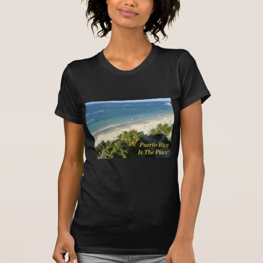 Puerto Rico is de plaats T-shirt (Voorkant)