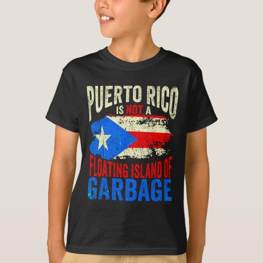 Puerto Rico is geen drijvend eiland van afval T-shirt (Voorkant)