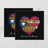 Puerto Rico is geen vuilniseiland Kaart (Voorkant / Achterkant)